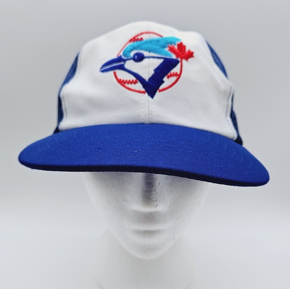 VINTAGE | Ted Fletcher MLB Toronto Blue Jays baseball mesh snapback cap hat - Picture 2 of 9
